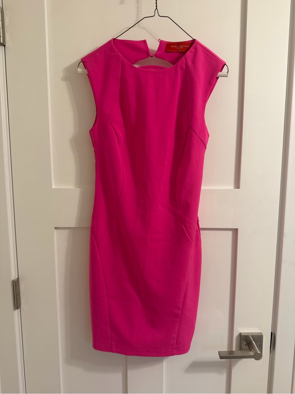 Pink figure fitting AKIRA dress